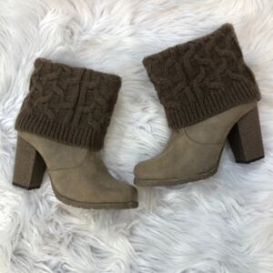 Muk Luks sz 8 brown Chris boots heels new